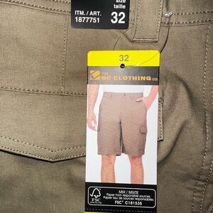 BC Cargo Men's Khaki Shorts